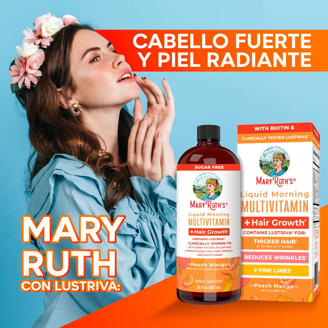 Multivitamínico Mary Ruth's con Lustriva