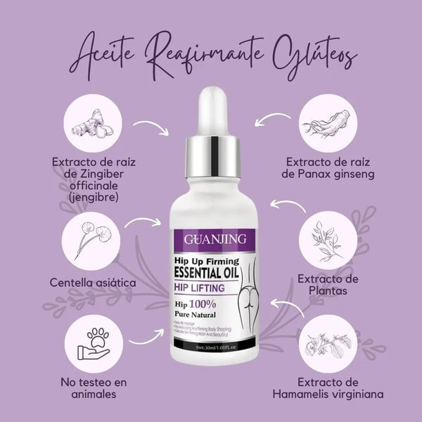 Aceite Reafirmante de Glúteos – 2x1 Promoción Exclusiva