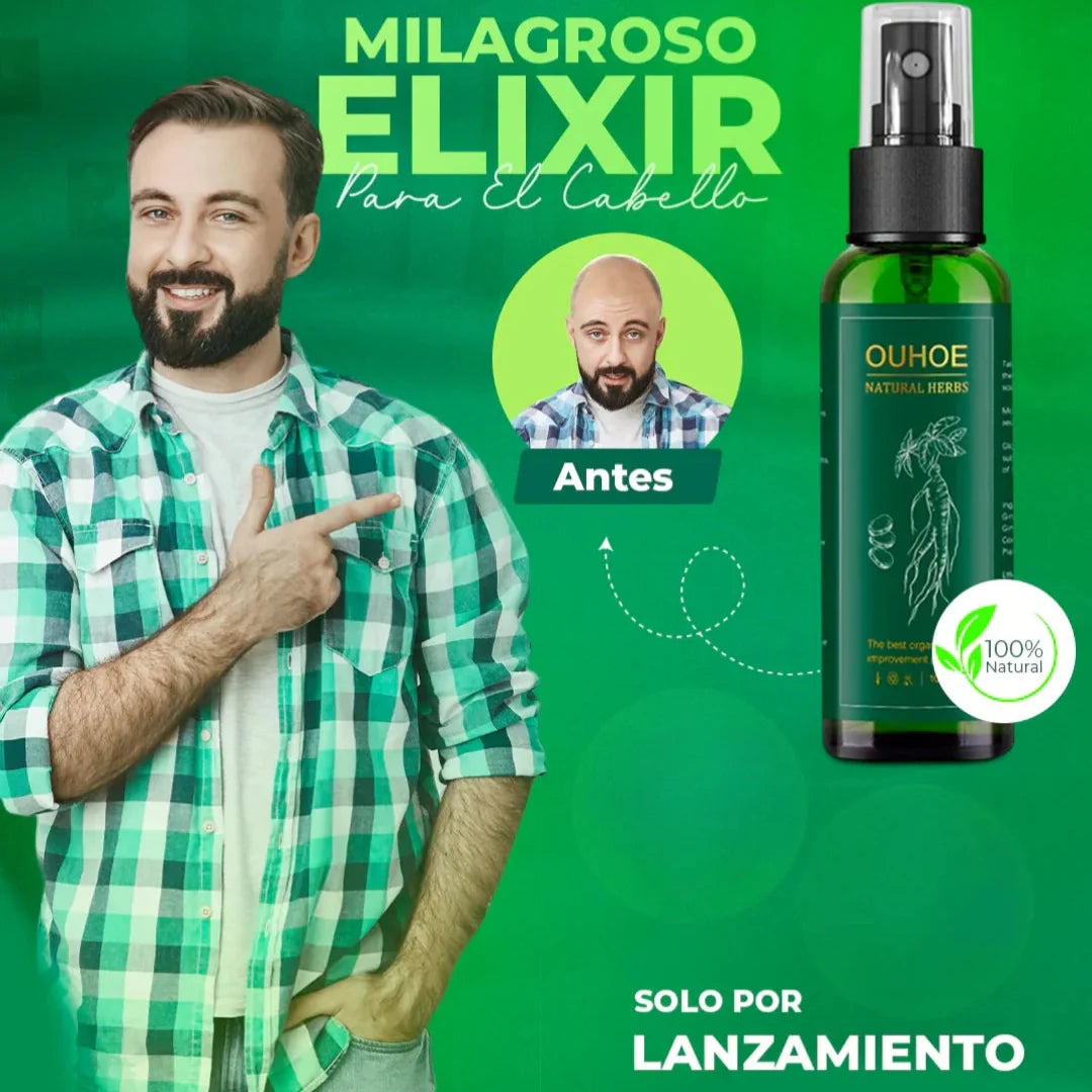 Elixir Capilar Para Crecimiento y Cuidado del Cabello | Recupera tu vitalidad y confianza