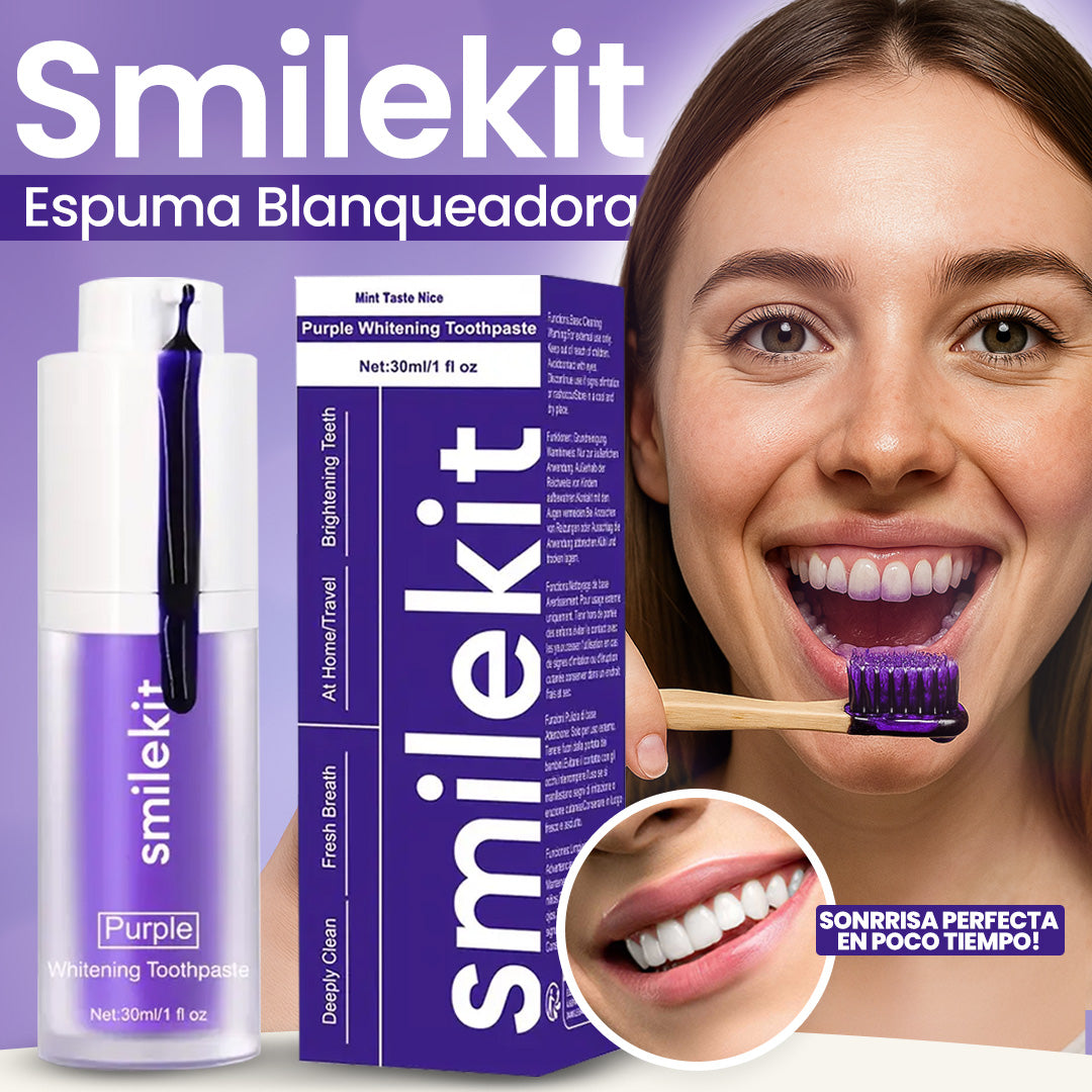 Smilekit: Espuma Morada Blanqueadora