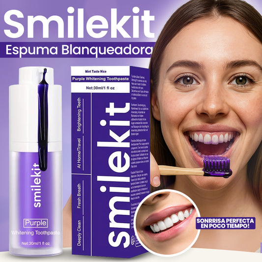 Smilekit: Espuma Morada Blanqueadora